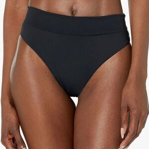Prana NEW‎ XL High Waisted Banded Cheeky Aurelia UPF 50 Bikini Bottom Black